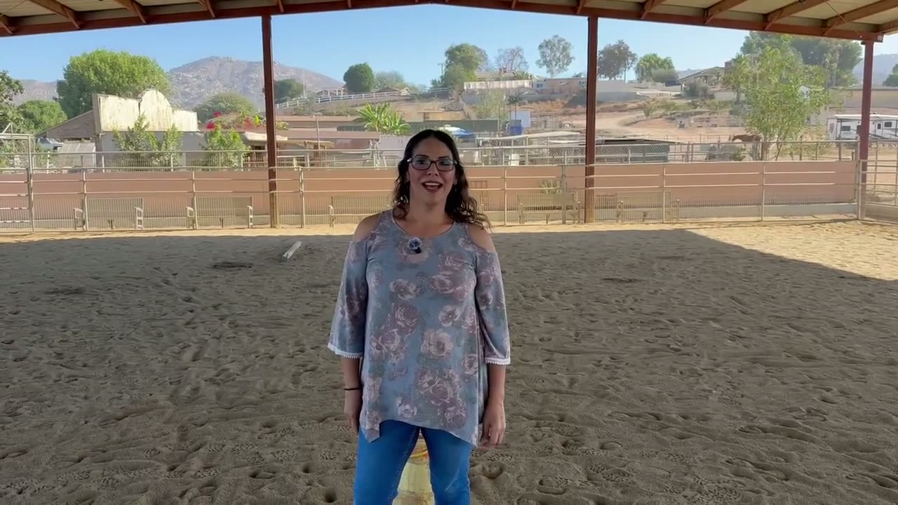 Video of NDR riders, volunteers and horses during a session at the Norco ranch